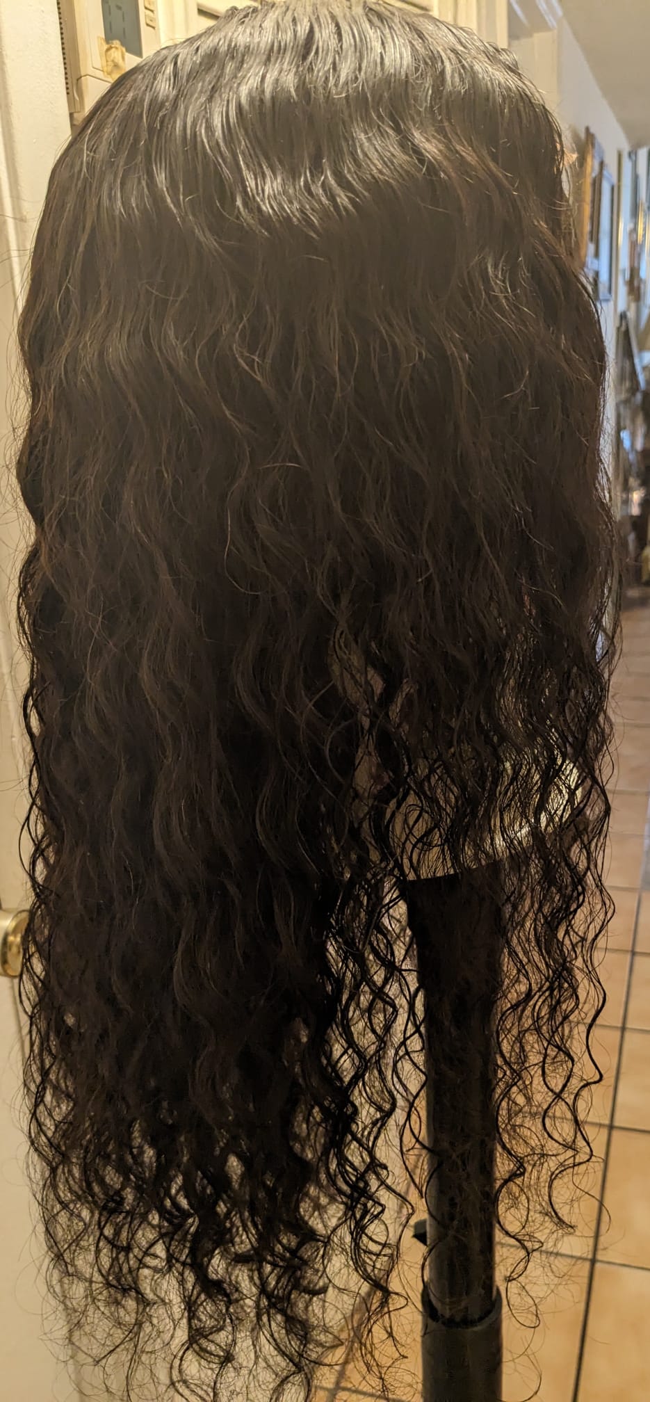 18 Inch Human Hair 250% Density. 100% Indian Human (1 DONOR) Natural Wavy