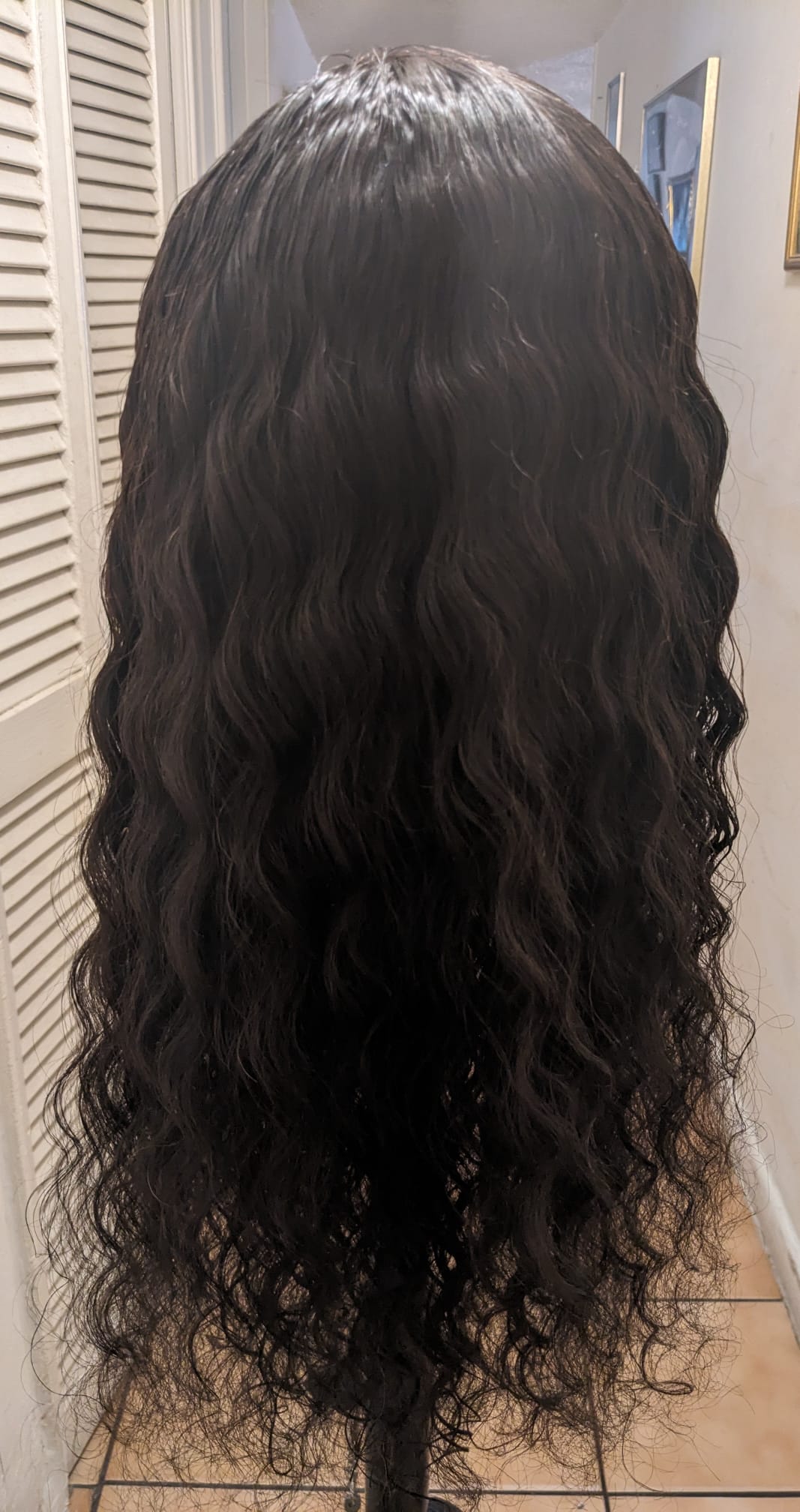 18 Inch Human Hair 250% Density. 100% Indian Human (1 DONOR) Natural Wavy