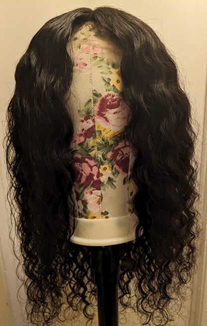 18 Inch Human Hair 250% Density. 100% Indian Human (1 DONOR) Natural Wavy