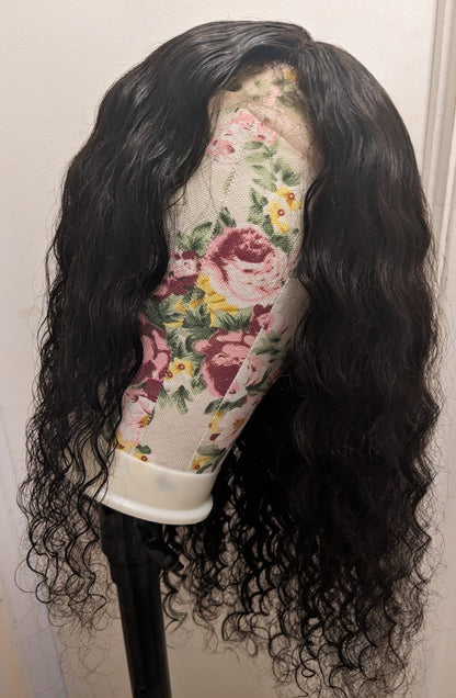 18 Inch Human Hair 250% Density. 100% Indian Human (1 DONOR) Natural Wavy